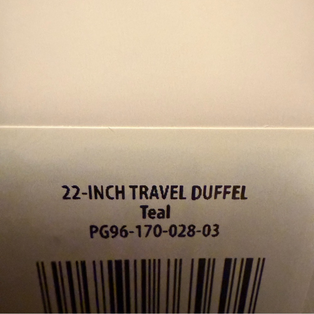 NEW- Protege 22 inch Carry On Sport Duffel Bag Luggage -Travel Gym Collapsible - Picture 7 of 12